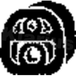 Exhaust Mount KLARIUS 420974 OE Ref 206511HH2A