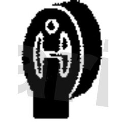 Exhaust Mount KLARIUS 420979 OE Ref 51817964