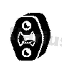 Exhaust Mount KLARIUS 420988 OE Ref 1820343