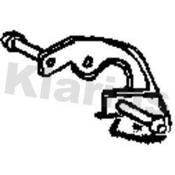 Exhaust Mounting Kit KLARIUS 430566 OE Ref 2072290J00