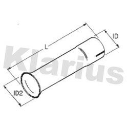 Exhaust Pipe KLARIUS 430574 KLARIUS