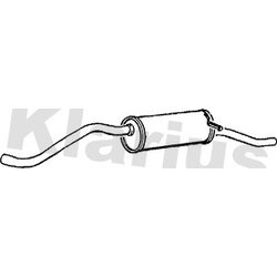 Rear Muffler KLARIUS AN465B OE Ref CRC9153