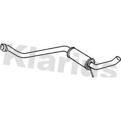 Centre Muffler KLARIUS AR171B OE Ref 60652869