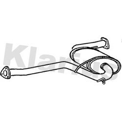 Centre Muffler KLARIUS AR212P