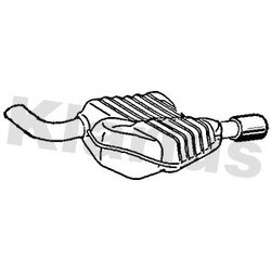 Rear Muffler KLARIUS AR260V