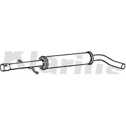 Centre Muffler KLARIUS AU230X OE Ref 1J0253209N