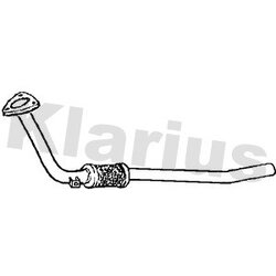 Exhaust Pipe KLARIUS AU298X OE Ref 8D0253301Q