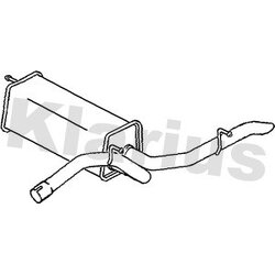 Rear Muffler KLARIUS AU362D OE Ref 8Z0253609N