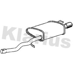 Rear Muffler KLARIUS AU367W OE Ref 8E0253609JR