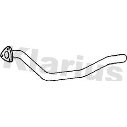Exhaust Pipe KLARIUS AU444H OE Ref 8E0253301DH