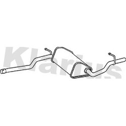 Centre Muffler KLARIUS AU451X OE Ref 8E0253409CN