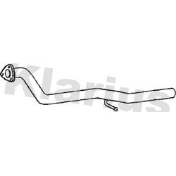 Exhaust Pipe KLARIUS AU471T OE Ref 4F0253301G