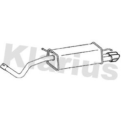 Rear Muffler KLARIUS AU514E OE Ref 8X0253609P