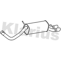 Rear Muffler KLARIUS AU516C OE Ref 8X0253609D