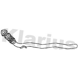 Exhaust Pipe KLARIUS AU542M OE Ref 4G0254350C