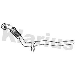 Exhaust Pipe KLARIUS AU557Q OE Ref 4F0253301R