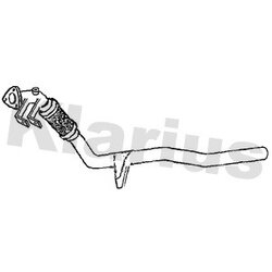 Exhaust Pipe KLARIUS AU558P OE Ref 4F0253301AJ
