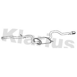 Rear Muffler KLARIUS AU740X OE Ref 8P0253207BF
