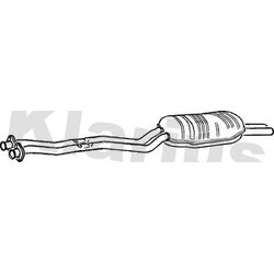 Rear Muffler KLARIUS BM222V OE Ref 18101737095