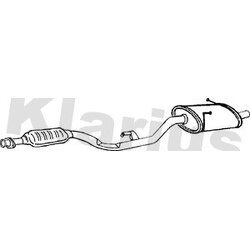 Rear Muffler KLARIUS BM306W OE Ref 8671010353