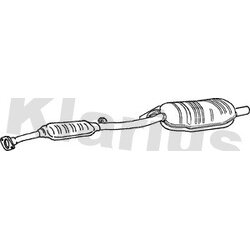 Rear Muffler KLARIUS BM307V OE Ref 8671010669
