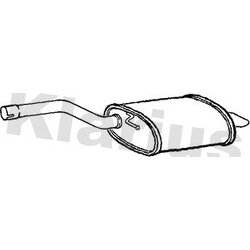 Rear Muffler KLARIUS BM367G OE Ref 18107500905