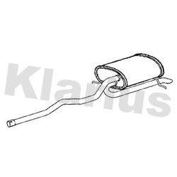 Rear Muffler KLARIUS BM375V OE Ref 18307785705