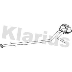 Centre Muffler KLARIUS BM386D OE Ref 18107547170