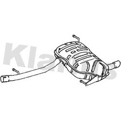 Rear Muffler KLARIUS BM412P OE Ref 18307578497