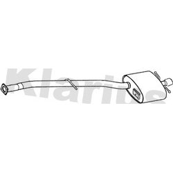 Rear Muffler KLARIUS BM423A OE Ref 18307798176