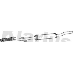 Centre Muffler KLARIUS BM427T OE Ref 18302755160
