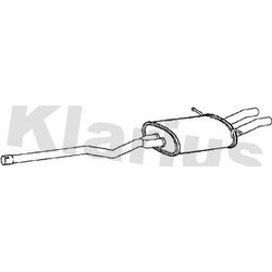 Rear Muffler KLARIUS BM428Q OE Ref 18302755161