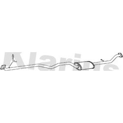 Centre Muffler KLARIUS BM447M OE Ref 18107528812