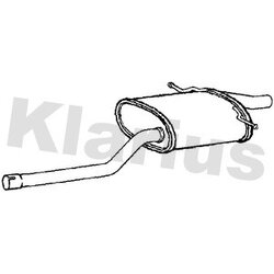 Rear Muffler KLARIUS BM479Q OE Ref 18302753121