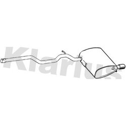 Rear Muffler KLARIUS BM543X OE Ref 18308615429