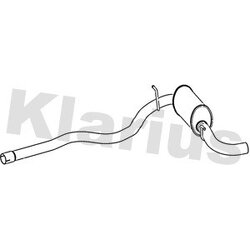 Rear Muffler KLARIUS BM551K OE Ref 18308512648