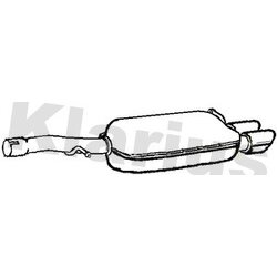 Rear Muffler KLARIUS BM559A OE Ref 18308518667