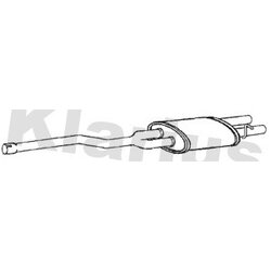 Rear Muffler KLARIUS BM574C OE Ref 18307646675