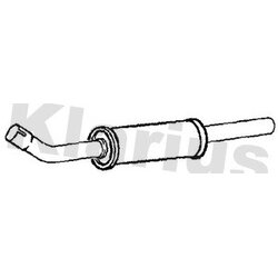 Front Muffler KLARIUS BM582P OE Ref 18308616381