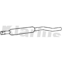 Centre Muffler KLARIUS BM590D