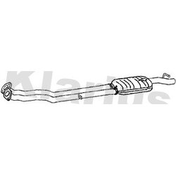 Centre Muffler KLARIUS BM593A