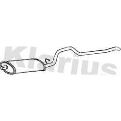 Rear Muffler KLARIUS CH4D OE Ref 52022039