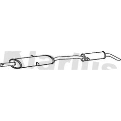 Rear Muffler KLARIUS CH56H OE Ref 4880242AD