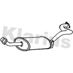 Centre Muffler KLARIUS CL113Q OE Ref 8671014989