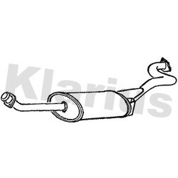 Centre Muffler KLARIUS CL115M OE Ref 8671015071