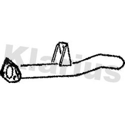 Exhaust Pipe KLARIUS CL176A OE Ref 8671015471