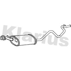 Rear Muffler KLARIUS CL202K