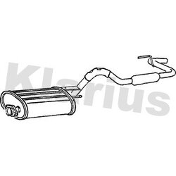 Rear Muffler KLARIUS CL244A OE Ref 8671014601