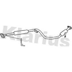 Centre Muffler KLARIUS CL248T