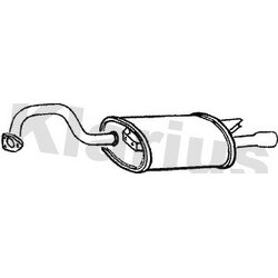 Rear Muffler KLARIUS CL249Q